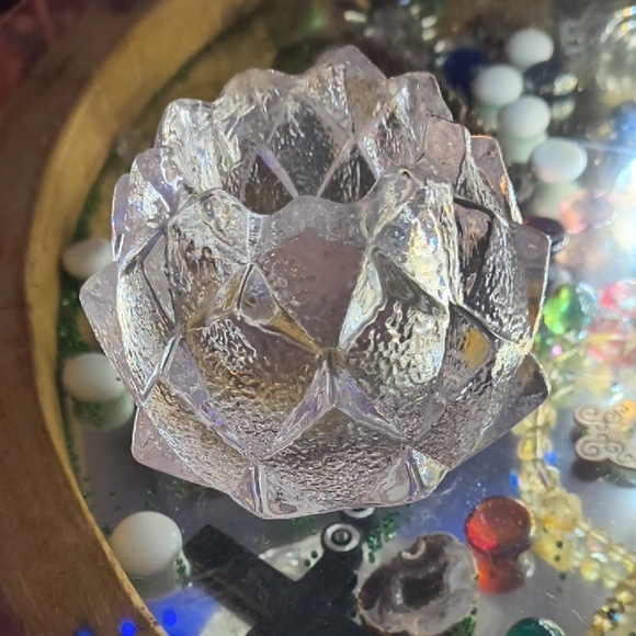 Glass Art Piece - Candle Holder - Picture 3 of 8